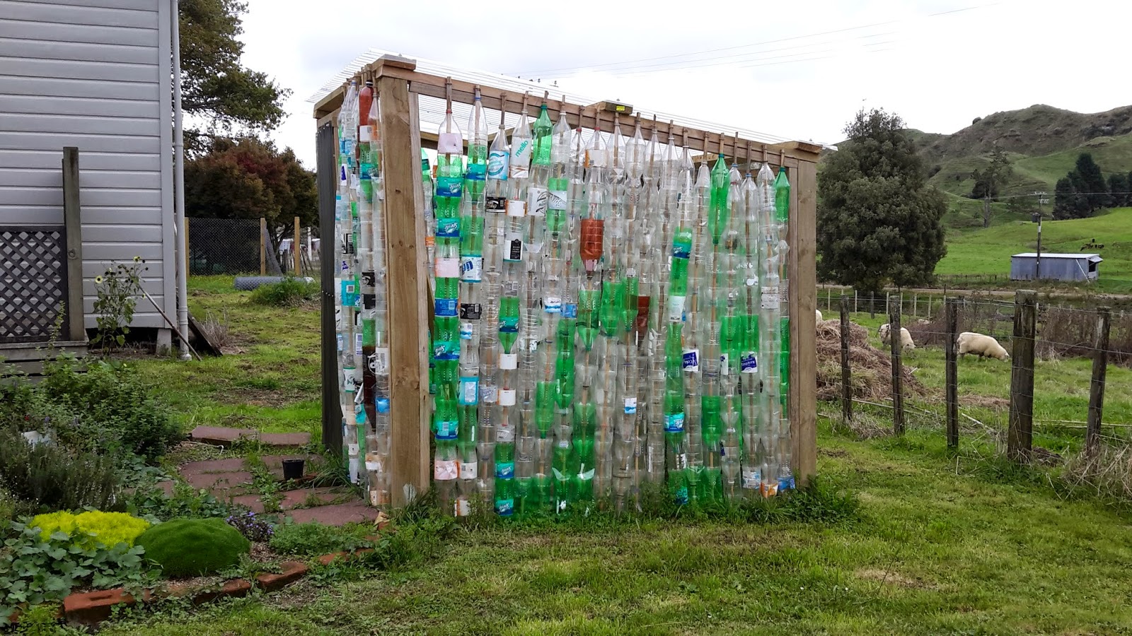 Taranaki Enviroschools Plastic Bottle House
